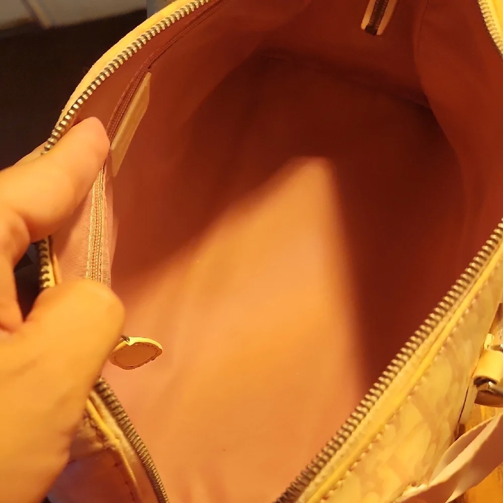 Dior Pink Floral Appliqué Satchel - Picture 9 of 9